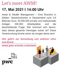 En marge du sommet social de l'ue, le parti socialiste européen (pse) a organisé, le 6 mai, à porto, une conférence abordant les thèmes de l'emploi, de la réduction des inégalités ou des transitions. Meet Pwc Asset And Wealth Management Am 17 Mai 2021 Institut Fur Controlling Und Unternehmenssteuerung