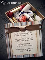 Love Actually Bad Day Box Diy Gifts Boyfriend Gifts Homemade Gifts