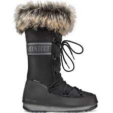 Jetzt klicken, stöbern und bestellen ⇨ kostenloser versand mit den hochwertigen stiefeln und stiefeletten von dem italienischen label moon boots sind schnee und. Moon Boot Monaco Wp 2 Women Winter Boots Black Winter Boots Moon Boots Women Flux Online