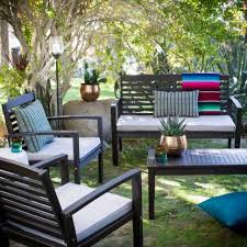 Coral Coast Milany Wood Patio Conversation Set Hayneedle Conversation Set Patio Wood Patio Outdoor Chairs