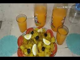 سلطة البطاطس مشرملة في الكوكوط وعصير البرتقال المنعش سهل واقتصادي Youtube Food Fruit Salad Desserts