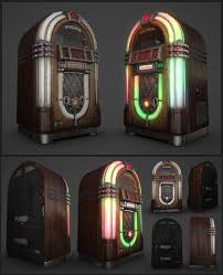 Lowpoly Wurlitzer Jukebox Jukebox Retro Gaming Retro