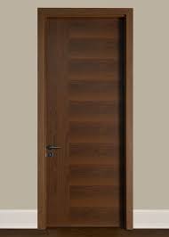 Custom Interior Door Single Wood Veneer Solid Core Wood With Natural Sucupira Finish Modern Mode Doors Interior Custom Interior Doors Door Design Modern
