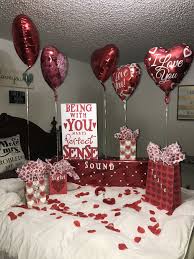 Room Romantic Birthday Surprise Ideas For Husband Valentine S Day Surprise For Him 5 Senses Anniversarygifts Diy Valentines Gifts Valentines Gifts For Boyfriend Surprise Gifts For Him