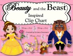 beauty and the beast inspired behavior clip chart