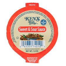 Ken S Foods 1 Oz Sweet Sour Sauce Portion Cup 100 Case Gluten Free Gum Save Food Food