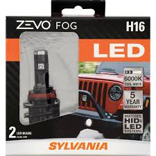 5 Year Warranty Sylvania H16 Zevo Led Fog Bulb Sylvania Automotive