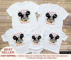 Details About Family Vacation Disney World 2019 Matching Family Disney Shirts Personalized Shi