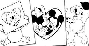 It will open up as a pdf file that you can print directly from your browser. Disney Valentine S Day Coloring Pages Disneyclips Com