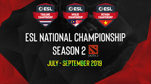 2nd round starts on 14/11/2019 at 12:45 utc/gmt. The Esl National Championship Series For Dota 2 In Thailand Vietnam Malaysia Singapore Continues With Season 2 Starting July 2019 Esl Gaming Gmbh