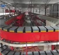 Made in China Automatic Sorting of High Quality Materials Ring Cross Belt  Sorting Machine for Package