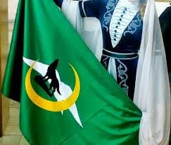 Karaçay malkar Türk bayrağı ile ilgili görsel sonucu