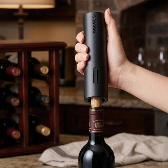 ABRIDOR DE VINO RECARGABLE USB-C 0672/KT6009 - OKEY