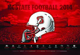 Spring Football Schedule Poster
