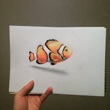 5 out of 5 stars. Neeyellow Drawings A Realistic Color Pencil Drawing Of A Fish Done