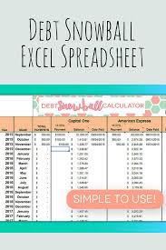 Looks Like This Would Work Great If Following Dave Ramsey S Baby Steps Debt Payoff Spreadsheet Deb Debt Snowball Worksheet Credit Card Tracker Debt Snowball
