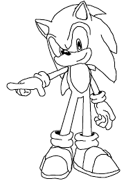 Sonic foi influenciado pela cabeça do gato felix e pelo corpo de mickey mouse, sem falar das botas de michael jackson para os calçados de sonic. Desenhos De Sonic Para Colorir Pintar E Imprimir Colorironline Com