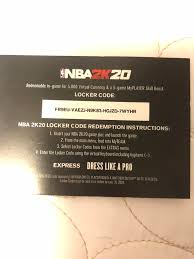 Nba 2k20 has a good variety of modes to keep you busy, from the traditional mycareer mode to the more modern myteam one. Free Locker Code I Don T Play But Here Ya Go Courtesy Of Express Nba2k