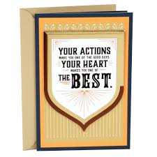 Diy lollipop ribbons father's day cards. Amazon Com Hallmark Mahogany Father S Day Card One Of The Best Office Products