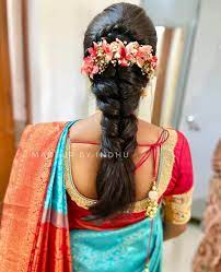 5 Likes 0 Comments Hairstylerukku Hairstylerukku On Instagram Her Choice Of Hairstyle Is Bridal Hair Buns Engagement Hairstyles Indian Bride Hairstyle