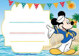 Mickey Mouse Birthday Images Free Download Get Free Mickey Mouse Summer Birthday Invitations Mickey Mouse Invitation Printable Birthday Invitations Free Printable Birthday Invitations