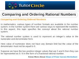 Important facts about rational numbers worksheets for grade 6. Comparing And Ordering Rational Numbers By Tutorcircle Team Issuu