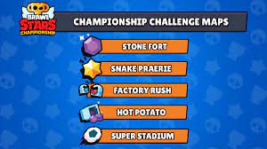 The official home of the brawl stars championship! Brawl Stars Esports On Twitter The Championship Challenge Is Upon Us Here Is The Map Order For Saturday Brawlchampionship