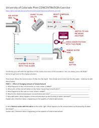 Rate free molarity phet lab worksheet answer key form. Phet Conc Lab 3