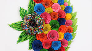 This diy craft room wall was made out of a pretty sad looking throw away entertainment center from the '80's. How To Make Easy Wall Hanging Room Decor Craft Ideas Diy Paper Flower Wall Decor For Home Decoration Easycrafts Diy