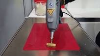 45mm wide Slot Nozzle Hot-Melt Application with Industrial Glue Gun