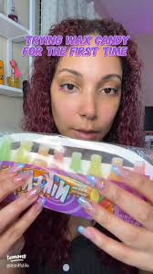 Trying Wax Candy: A Sweet New Experience