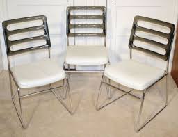 Vintage Chromcraft Smoke Lucite Chrome Chairs Set Of 3 Mid Century Modern Chrome Chair Chair Mid Century Modern