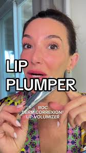 Plumper lips+hydrating👄💦 @RoC Skincare DERM CORREXION LIP VOLUMIZER  Collagen+Peptides+ Hyaluronic Acid hydrates and plumps my lips without  irritation-just hydration. I love the non-sticky formula ...