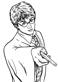 Dibujos Para Colorear De Harry Potter Kawaii