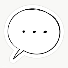 Black And White Speech Bubble Sticker Transparent Png Premium Image By Rawpixel Com Sasi Bubble Stickers Transparent Stickers Black And White Stickers