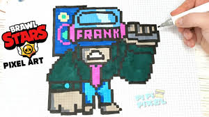 Brawl stars brawl stars is a freemium multiplayer mobile arena fighter/party brawler. Dj Frenk Iz Igry Brawl Stars Risunki Po Kletochkam Pixel Art Youtube