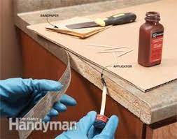 I did not add a poly coat to mine, but i just read some recent reviews and it seems that a couple people who had those issues were able to fix it with a poly. Laminate Repair Tips Reglue Loose Laminate Diy Family Handyman