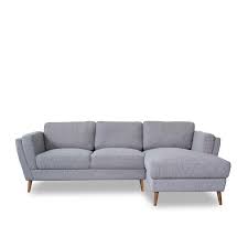( 4.4 ) stars out of 5 stars 7 ratings , based on 7 reviews gdf studio Mid Century Modern Sadie Gray Sectional Sofa Right Chaise Ash1102