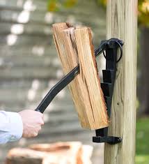 The New Way To Make Kindling Easy Stikkan Wall Mounted Kindling Wood Splitter Wood Splitter Wood Stove Accessories