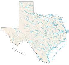 Big lake, brassua lake, caucomgomoc lake, chamberlain lake. Texas Lakes And Rivers Map Gis Geography