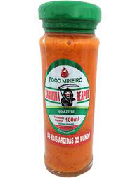 A marca de produtos artesanais fogo mineiro conta com um portfólio variado de pimentas e geleias. Fogo Mineiro