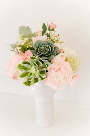 Succulents come in a wide array of colors and textures and make beautiful, unique bouquets. Make A Small But Mighty Diy Succulent Wedding Bouquet Ruffled