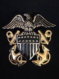 Commissioned Officer Crest U S Navy Navy Diver Military Insignia Go Navy