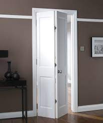 B Q Avesta 4 Panel Primed Bi Fold Internal Door Nat20biad4 White Folding Bathroom Door Concertina Doors Doors Interior