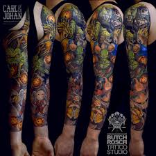Tattoo on l_arm (lfa femal faces, inner arm snake); Dragon Ball Z Tattoo Sleeve Novocom Top