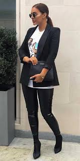 Black Blazer Outfits Women S 25 Women S Blazer Outfit Ideas To Conquer Everything Hi Giggle Blazer Outfits For Women Cute Blazer Outfits Blazer Outfits Casual