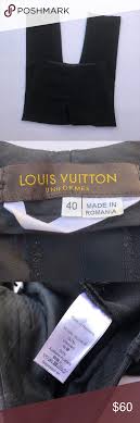 Louis Vuitton Uniformes Black Dress Pants Slacks Womens