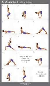 Sun Salutation B Sequence With Breath Ekhart Yoga Sun Salutation Sequence Sun Salutation B Yoga Sun Salutation