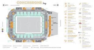 Bbva Compass Stadium Concessions Map Houston Dynamo Within