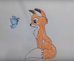 How To Draw A Cute Fox Cartoon For Kids How To Draw A Fox Cartoon Step By Step For Kids Step 1 We F Cartoon Fox Drawing Cute Fox Drawing Cute Drawings